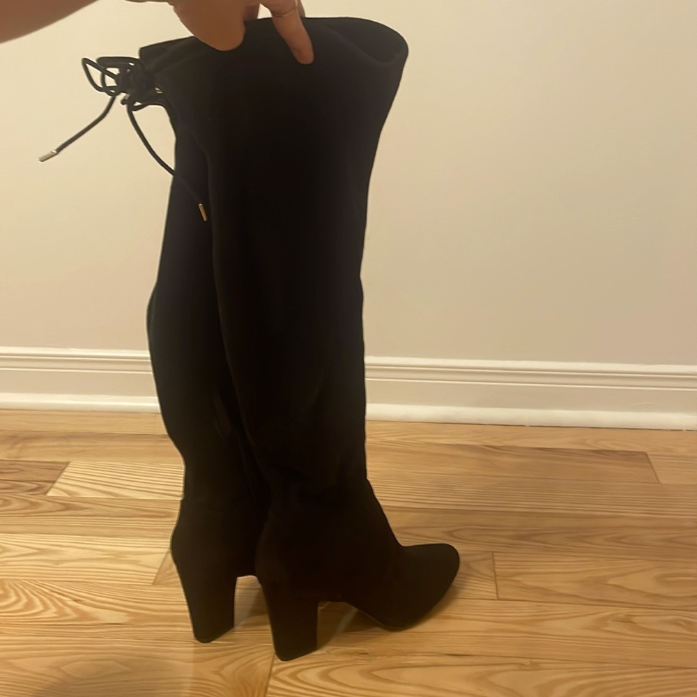 Over the knees black boots 👢